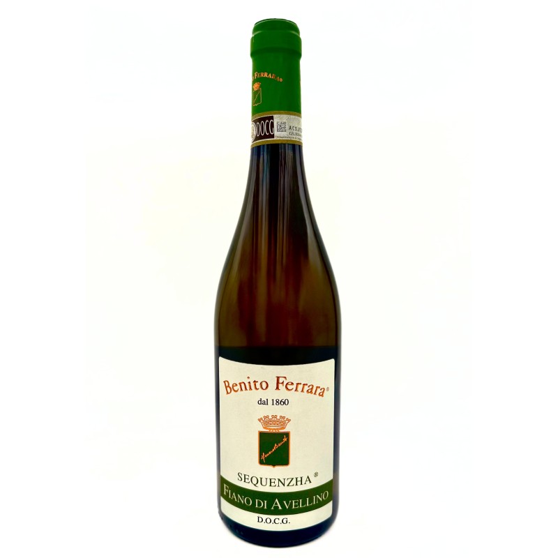 Vino bianco Sequenzha Fiano Benito Ferrara dello shop online dell’enoteca in Penisola Sorrentina - Enoteca Il Grappolo Sorrento