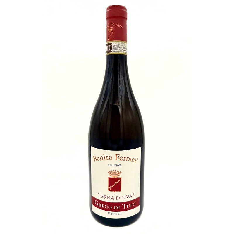Vino bianco Terre d'Uva Greco di Tufo Benito Ferrara dello shop online dell’enoteca in Penisola Sorrentina - Enoteca Il Grappolo
