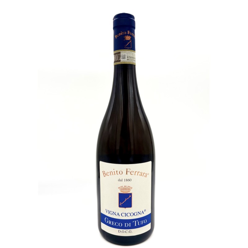 Vino bianco Vigna Cicogna Benito Ferrara dello shop online dell’enoteca in Penisola Sorrentina - Enoteca Il Grappolo Sorrento