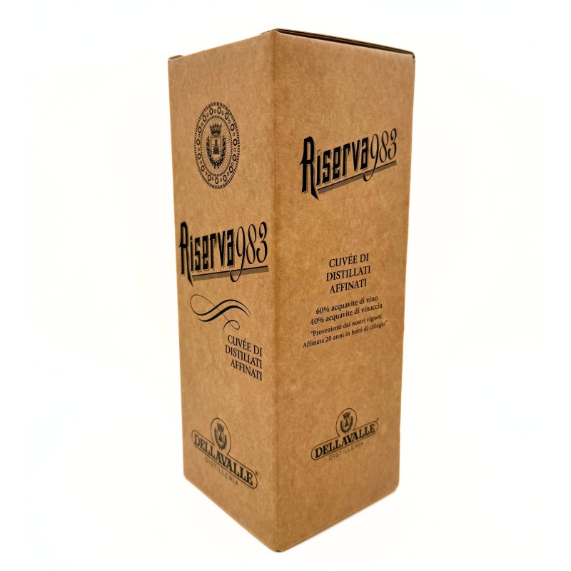 Grappa Riserva 983 Dellavalle from the online shop of the wine store on the Sorrento Coast – Enoteca Il Grappolo Sorrento