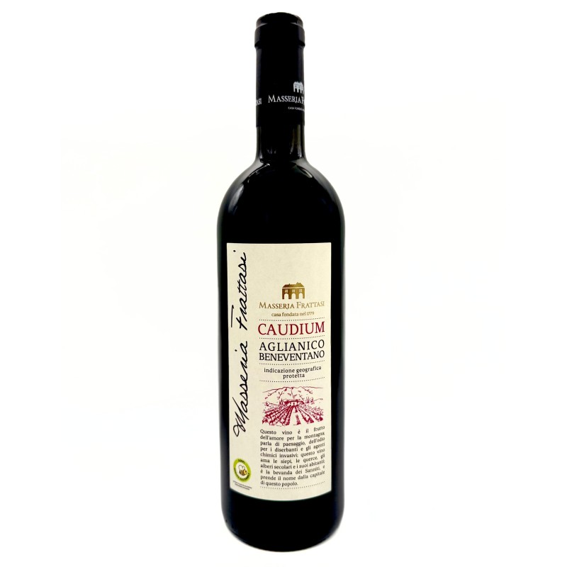 Vino rosso Caudium Masseria Frattasi dello shop online dell’enoteca in Penisola Sorrentina - Enoteca Il Grappolo Sorrento
