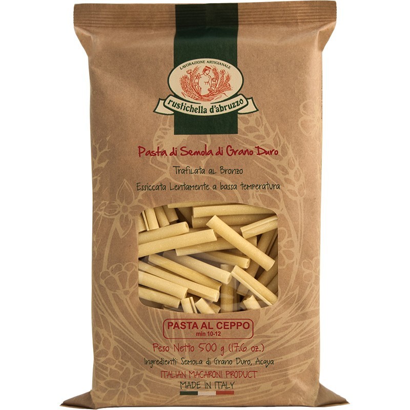 Pasta al Ceppo Pasta di semola di Grano Duro - Rustichella d'Abruzzo shop online enoteca a Sorrento-Enoteca Il Grappolo Sorrento